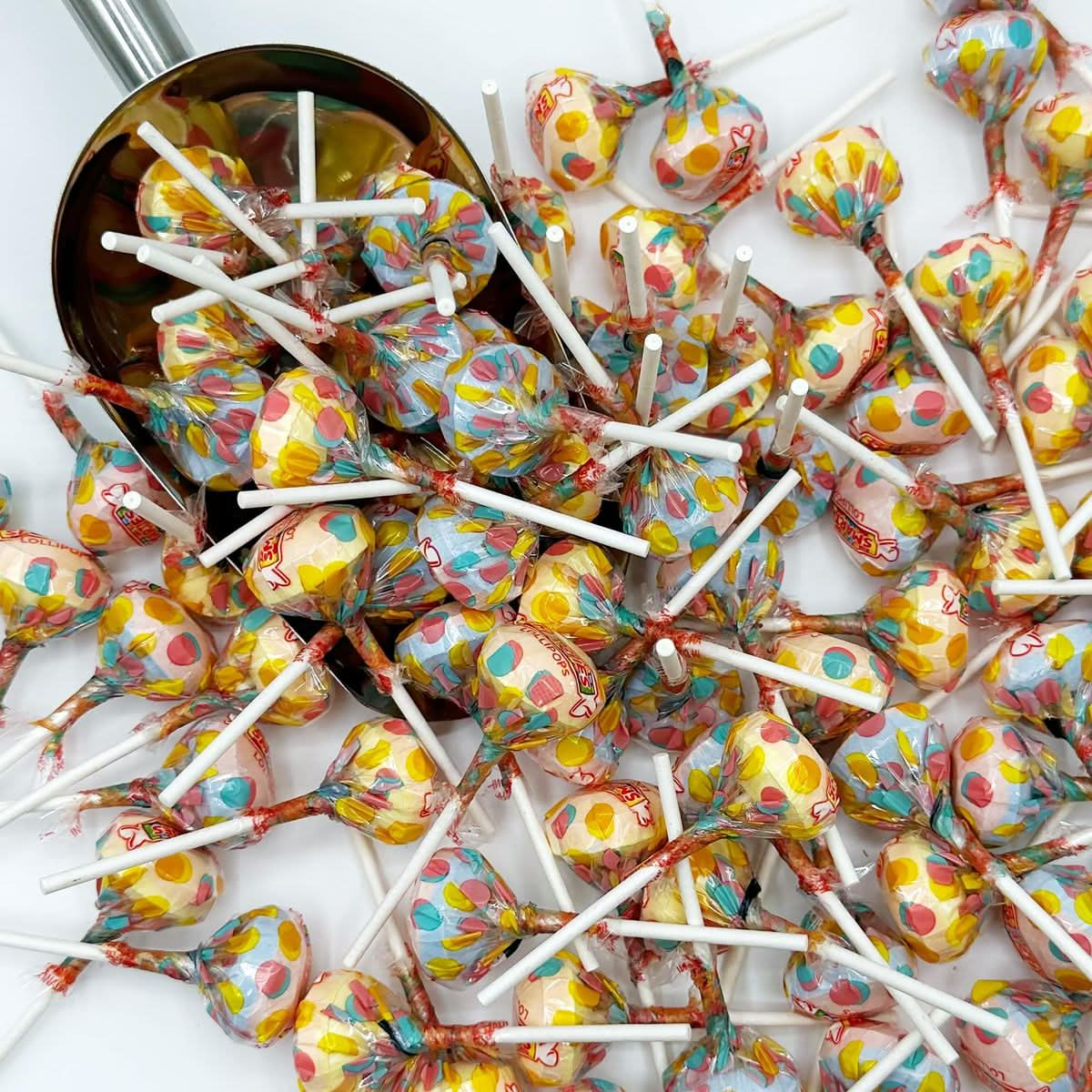 Smarties Lollipops  2 Pound Bag of Original Flavors Individually Wrapped Bulk Smarties Lollies Vegan Friendly and Gluten Free Candy Approx 100 Count