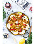 Matiz España Deluxe Authentic Paella Kit with Traditional Pan and Ingredients