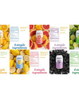 Spindrift Sparkling Water 5 Flavor Variety Pack Made with Real Squeezed Fruit 12 Fl Oz Cans Pack of 10