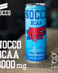 NOCCO BCAA Energy Drink Juicy Razz - 12 Fl Oz (Pack of 12)