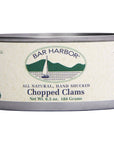 Bar Harbor Large Cut Canned Chopped Surf Clams in Clam Juice 65 oz Pack of 12