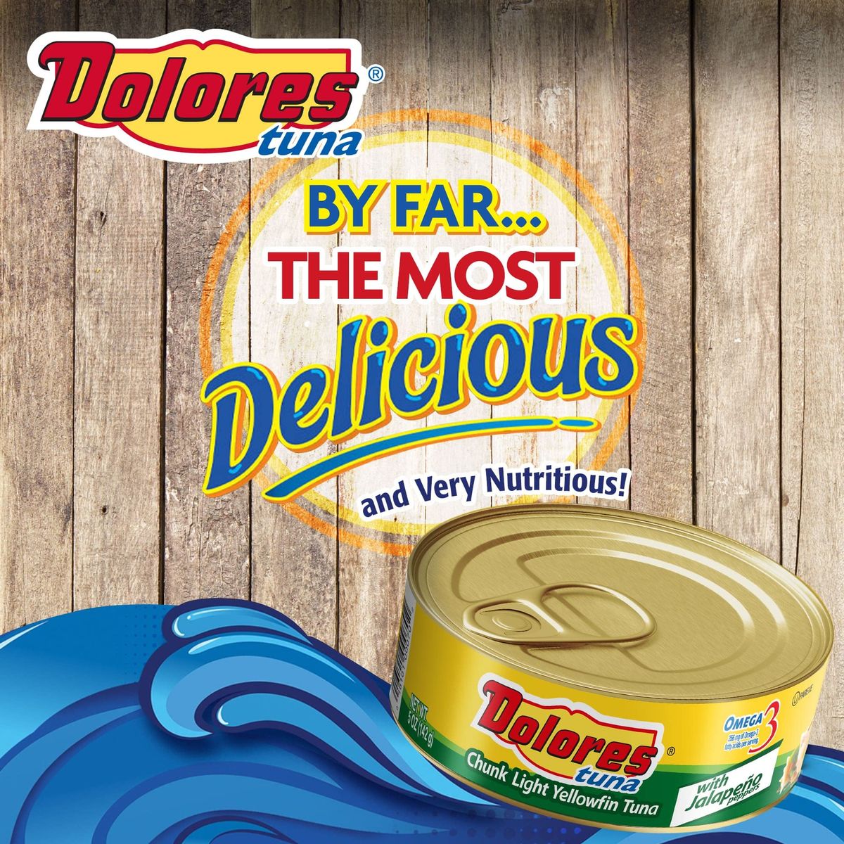 Dolores Tuna Chunk Light Yellowfin Tuna with Jalapeno Peppers 5oz Canned Tuna Pack of 1