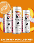 Rowdy Energy Power Burn, Mango Dragonfruit Sugar Free Energy Drink, 12 Fl Oz – (12 Pack)