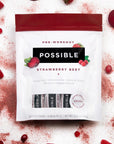 Possible Beet Pre-Workout - Strawberry Beet Flavor - Individually Wrapped Servings - Contains B-Vitamins and Green Tea Caffeine Extract - Source of Nitrates - 1 Bag, 20 Stick Packs