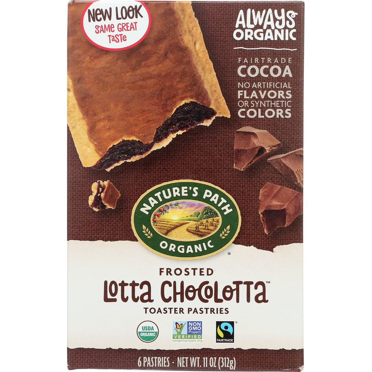 Natures Path Organic Toaster Pastries Lotta Chocolotta 6 Ct