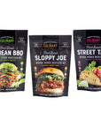 Urban Accents Plant Based Meatless Mixes  Gluten Free Plant Based Protein  Seasoning Blends  Vegetarian Korean BBQ Mix Sloppy Joe Mix  Taco Mix