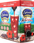 SPLENDA Premium Sweet Tea On Tap 1 Gallon Bag In Box Ready to Drink Liquid Hibiscus Tea 128 Fl Oz