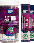 Amino Vital Action- BCAA Amino Acids Pre Workout Packets - 14 Single Serve