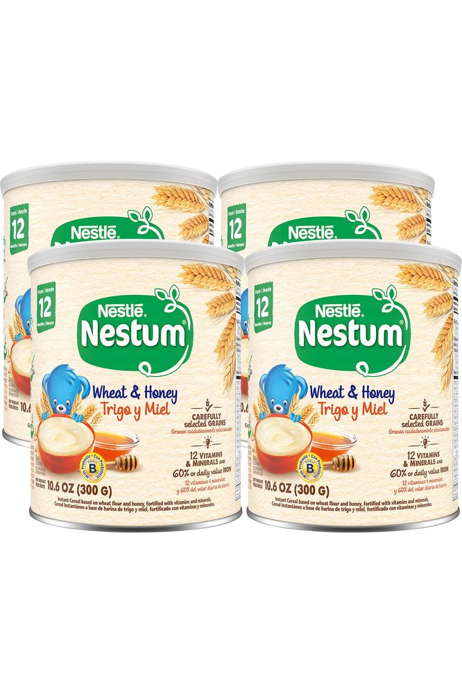 Nestle Nestum Infant Cereal, 3 Cereals, 14.1 oz (Pack of 6)