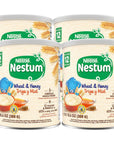 Nestle Nestum Infant Cereal, Wheat & Honey, Made for 12 Months & Up, 10.6 Ounce Canister (Pack of 4)