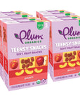 Plum Organics | Teensy Fruit Snacks | Organic Toddler & Kids Snacks | Peach | 0.35 Ounce Snack (40 Total) Packaging May Vary