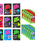 Pop Rocks Fun Dip Variety Pack Candy Sampler Pack 21 Count  Includes 9 Pop Rocks Packs and 12 Fun Dip Candy Bulk Candy Individually Wrapped