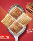 Chex CinnamonCereal, Gluten Free Breakfast Cereal, Made with Whole Grain, Family Size, 19.2 OZ