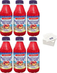 Nantucket Nectars Red Plum 159oz Bottles Pack of 6 with Bay Area Marketplace Napkins