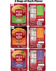 Rice-A-Roni Heat & Eat Rice, Microwave Rice, Quick Cook Rice, 3 Flavor Variety Pack, (6 Pack)