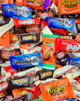 Hersheys Chocolate Snack Size Milk Chocolate Assortment  Hersheys Milk Chocolate Peanut Butter Cups Almond Joy Kit Kat Heath and Rolo  Individually Wrapped Bulk Pack Variety Bag 2 Pounds