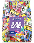 Bulk Candy Variety Pack 2 LB  Assorted Individually Wrapped Treats with Laffy Taffy Now and Later And More  Candy for Kids Parties Pinatas Snack Lovers  FamilyFriendly Assortment