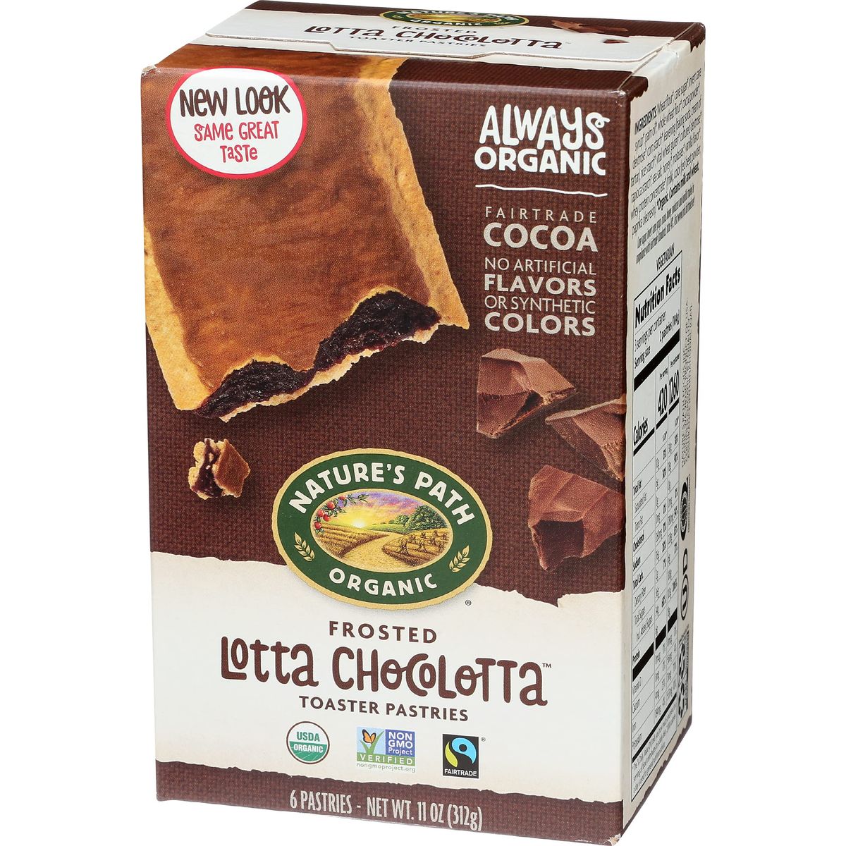 Natures Path Organic Toaster Pastries Lotta Chocolotta 6 Ct