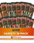 Peaceful Squirrel Variety, Kodiak Cakes Crunchy Granola Bars, 16 Pack, Variety of 4 Flavors, High Protein, Non-GMO, Whole Grain, Antioxidants, 16 Bars, 1.59 Ounce