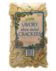 Trader Joes Original Savory Thin Mini Crackers 8oz227g