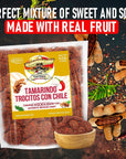 Tamarindo De Frutas Con Chile Authentic Mexican Tamarind Candy with Chili Sweet Tangy and Spicy Dulce De Tamarindo 85 oz Bag by Don Turinos