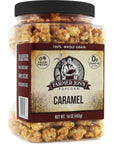 Farmer Jons Caramel Popcorn 16oz Jar of Gourmet Popped Popcorn with Caramel