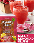 Country Time Strawberry Lemonade Drink Mix 18 Ounce Pack of 6