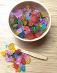 SweetGlob Old Fashioned Large Rock Sugar Candy Gems Lump Sugar Rock Crystals Assorted Flavors 1 Pound