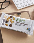 Kashi Crunchy Granola Bars, Fiber Bars, Vegan Snacks, Chocolate Chip Chia, 7oz Box (10 Bars)