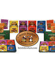 Brittle Brothers Peanut Brittle  16 oz Box  Voted 14xs more Nuts  Gift Set Cashew Pecan Bacon Corporate Christmas Mother Father Chocolate