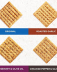 Triscuit Whole Grain Wheat Crackers 4 Flavor Variety Pack, 4 Boxes