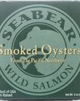 SeaBear  Smoked Pacific Oysters  3 oz