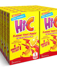 HiC Flashin Fruit Punch Singles To Go Zero Sugar Powdered Drink Mix Excellent Source Of Vitamin C 8 Count Pack Of 12