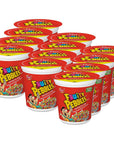 Post Fruity PEBBLES Breakfast Cereal, Portable Individual Cereal Cups To Go, Gluten Free Cereal, 2.0-Ounce (Pack of 12) (PP-GRCE33476)