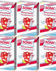 Sonic SINGLES TO GO! Sonic Singles to Go Powdered Drink Mix - 6 Sticks per Box,(Pack of 6)