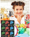 BLUE RIBBON Pop Rocks Popping Mixed Candy Gift Box  24 Count Total  Strawberry Watermelon and Tropical Punch  Taste the Explosion  Care Package for Family Friends Kids and more