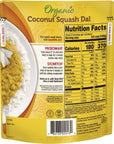 Tasty Bite Organic Coconut Squash Dal 10 Ounce Ready to Eat Microwavable Entree Vegan