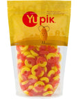 Yupik Ring Os Gummies Sour Peach 22 lb Chewy Candy