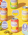 Swoon Sugar Free Lemonade Variety Pack - Low Carb, Paleo-Friendly, Gluten-Free Keto Drink - Made with 100% Natural Lemon Juice Concentrate - 12 fl oz (Pack of 12)