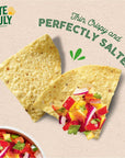 Late July Snacks Thin and Crispy Organic Tortilla Chips with Sea Salt 101 oz Bag