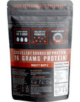 Earnest Eats PRO: Protein + Probiotic Superfood Oatmeal, Gluten Free, 4 Servings, 16g Protein per Serving, Mighty Maple, 8 Ounce