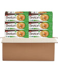 Dare Breton Gluten Free Crackers Herb and Garlic 476 oz Box Pack of 6  Healthy Gluten Free Snacks with No Artificial Colors or Flavors  Made with Tapioca Flour and Green Lentil Flour