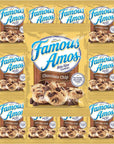 Famous Amos Cookies 2oz Bags Pack of 10 with Bay Area Marketplace Napkins