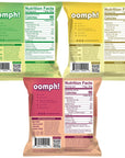 Oomph Sweets Mini Chews Low Sugar Fruit Snack  Low Calorie High Fiber Taffy Keto Vegan Healthy Candy for Kids  Adults 6 Variety Packs