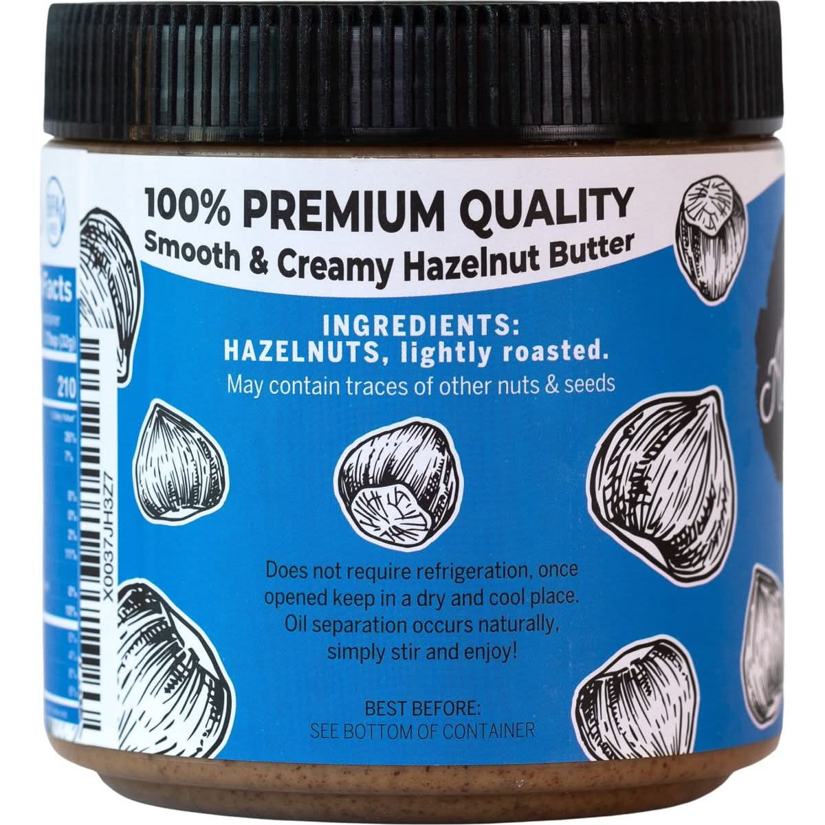 ALLNUTS  Nut Butter Spread 100 Natural Creamy Smooth Texture Additives Free Keto Friendly Vegan Plant Based ALLNUTS_HAZELNUT