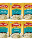 Tasty Bite Organic Sticky Rice 88 Ounce Pack of 6 Ready to Eat Microwavable Vegan GlutenFree