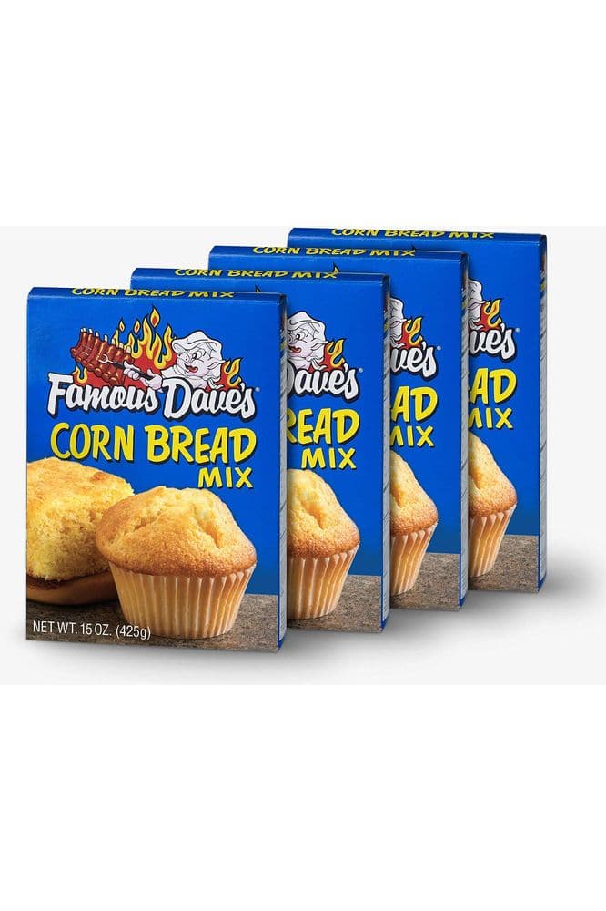 Famous Dave&#39;s Original Corn Bread Mix, 15 Ounce, Pack of 4