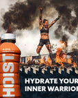 Hoist Premium Hydration Isotonic Electrolyte Drink Powerful IVLevel Hydration Orange 16 Fl Oz Pack of 12