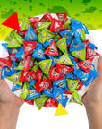 Warheads Sour Popping Rock Candy  Green Apple Blue Raspberry Watermelon Flavors 30 Count