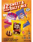 Keebler Sweet & Salty Mix, Keebler Fudge Stripes, Mother's Circus Animals, Utz Mini Cheese Balls, 1 Oz. (Pack of 12)